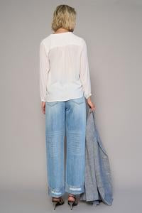 CROSSOVER CUFF JEANS