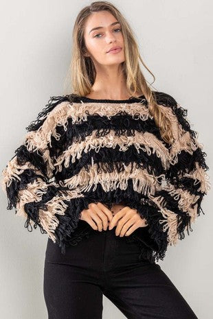 SHAG SWAG CROP SWEATER