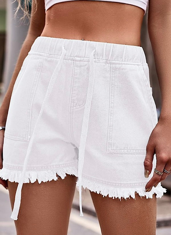 PLAYDATE SHORTS-WHITE