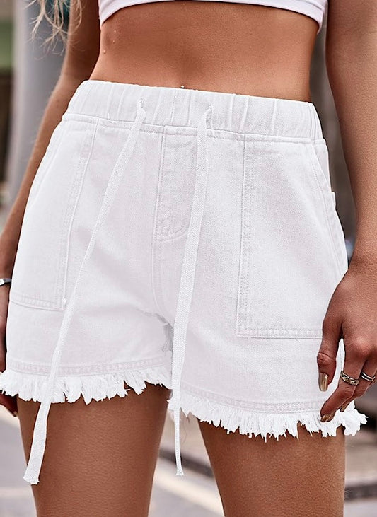 PLAYDATE SHORTS-WHITE