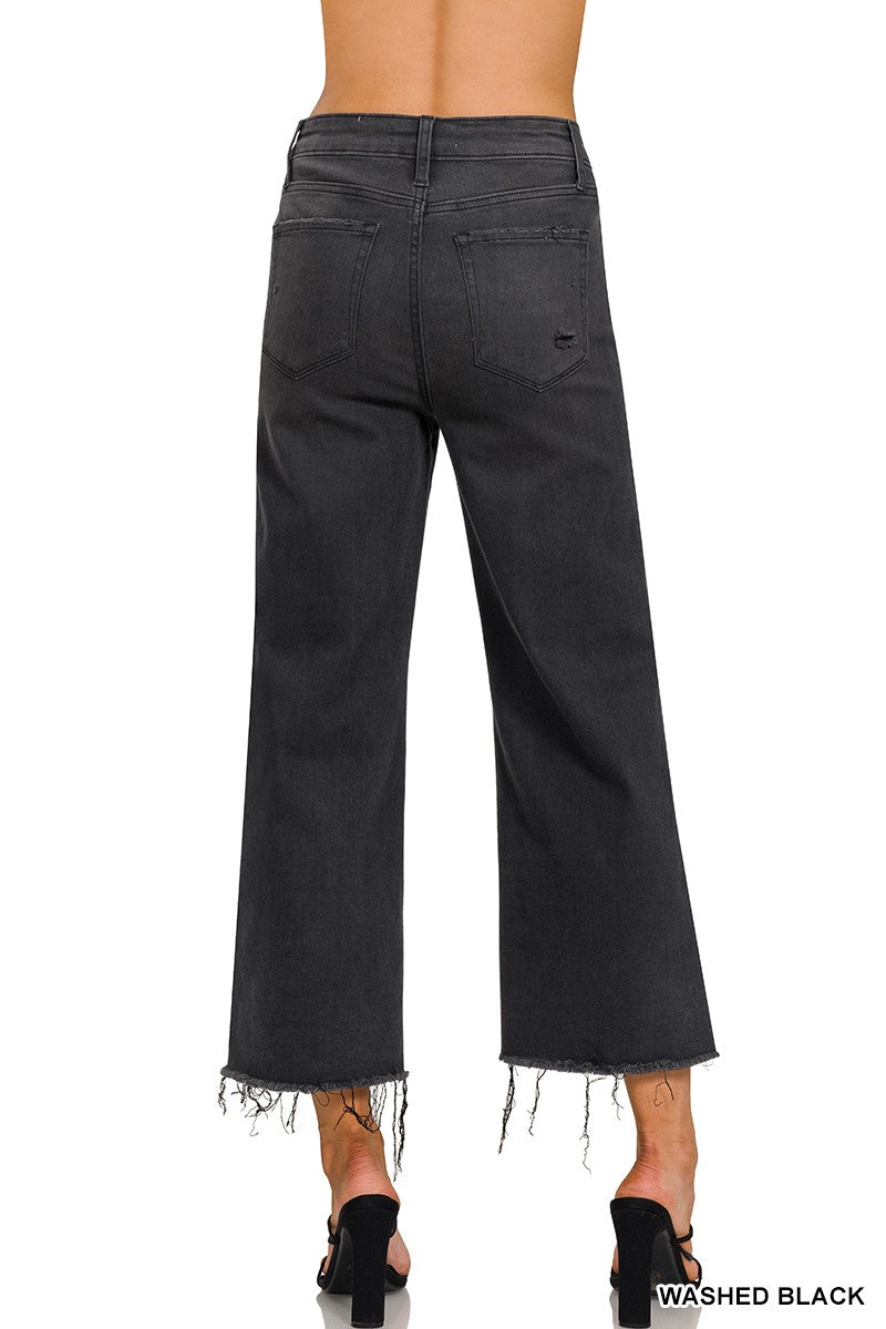 SCARECROW CROPPED JEANS