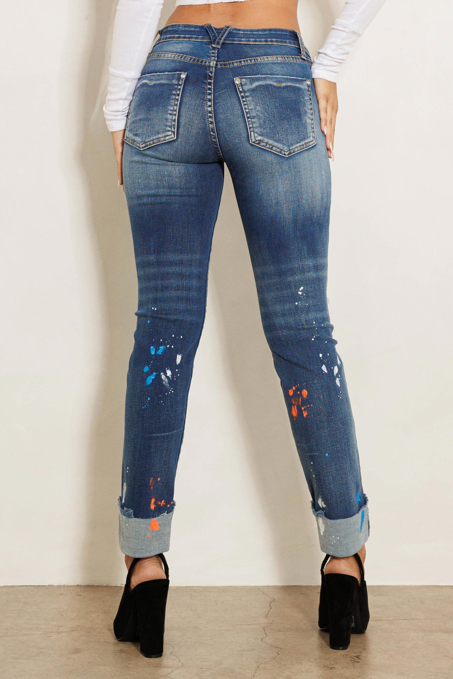 ABSTRACT ARTWORK JEANS