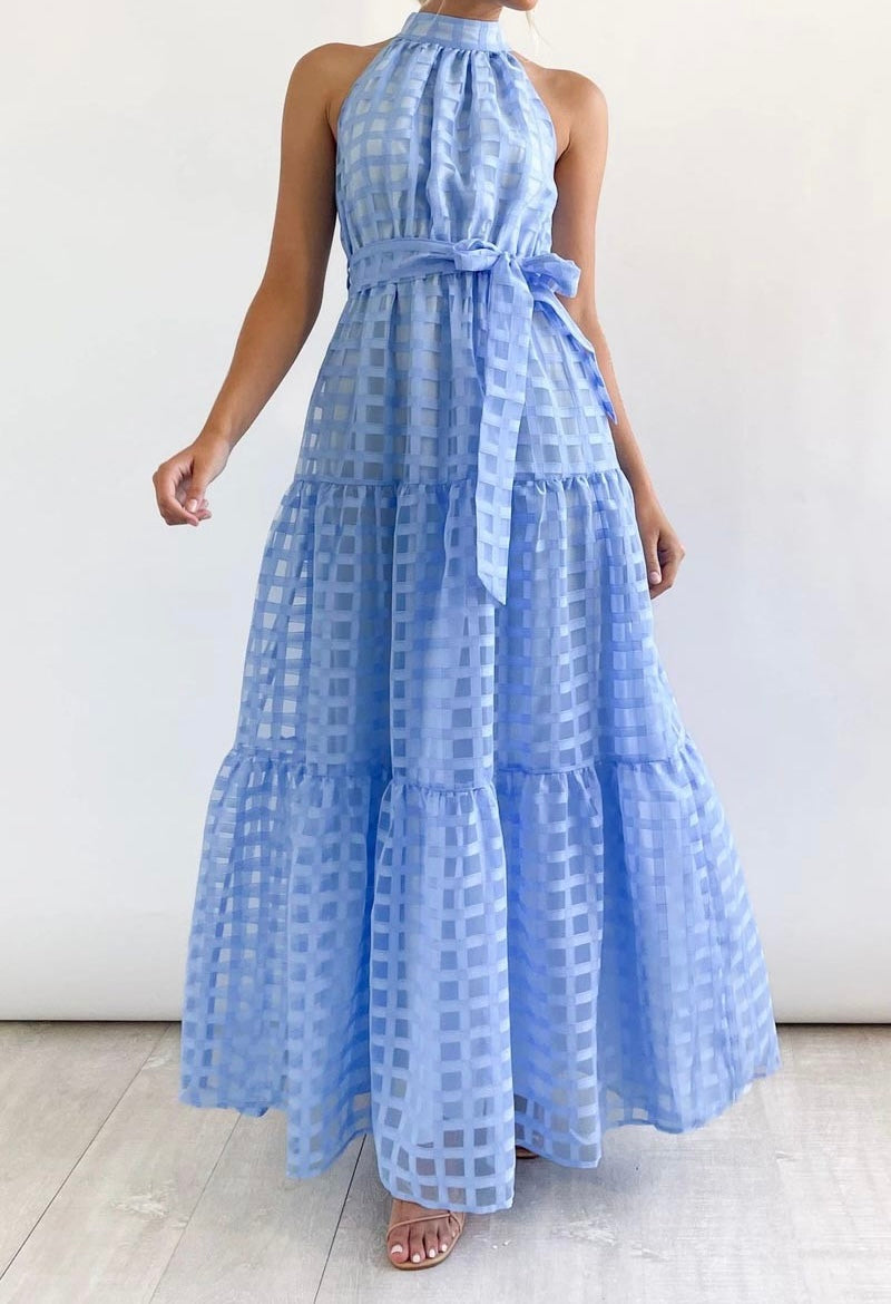 BEAUTIFUL BLUE SKY MAXI DRESS