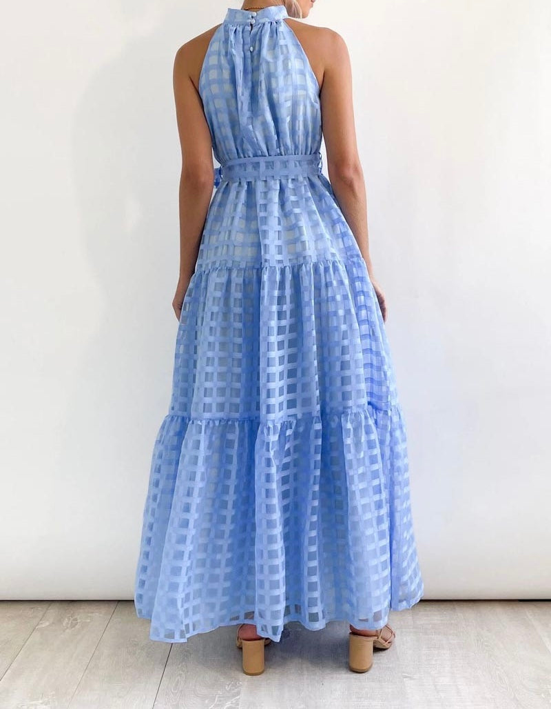 BEAUTIFUL BLUE SKY MAXI DRESS